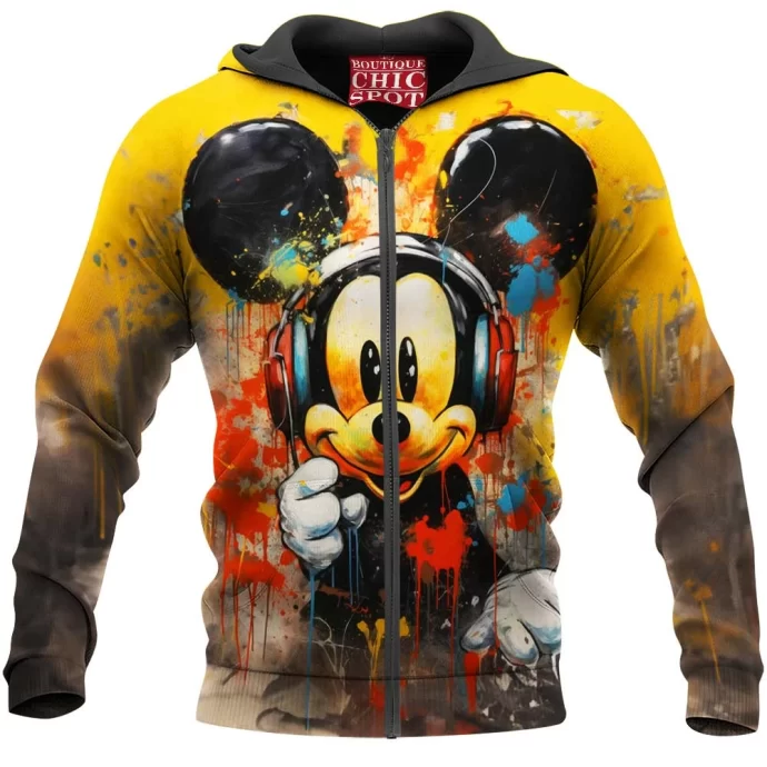 Mickey Mouse Zip Hoodie