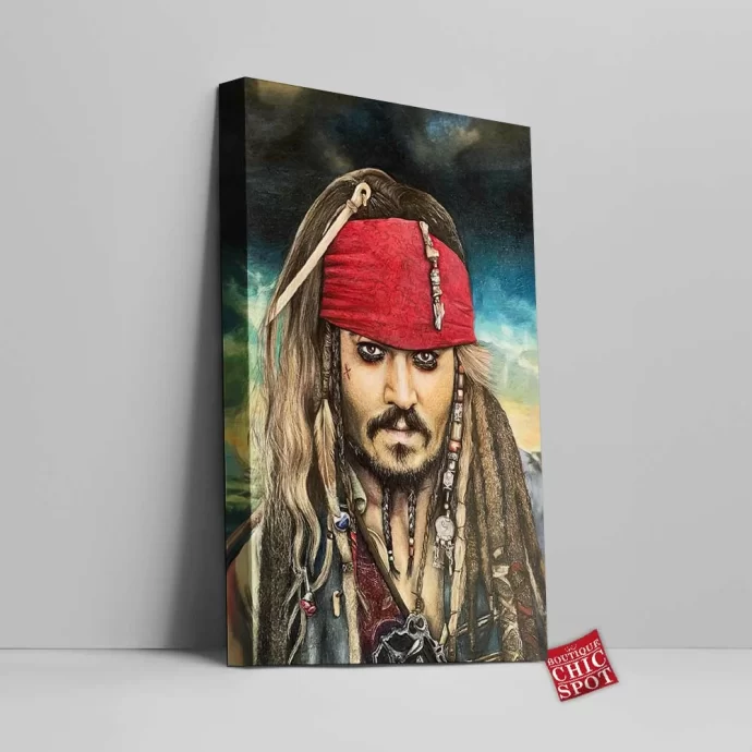 Captain Jack Sparrow Canvas Wall Art