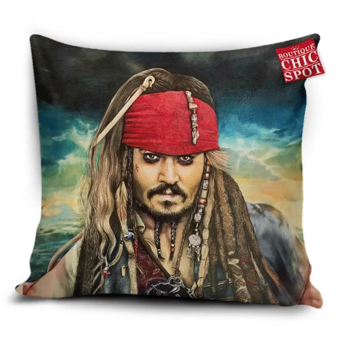 Captain Jack Sparrow Pillow Cover