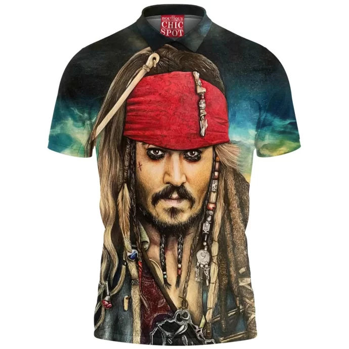 Captain Jack Sparrow Polo Shirt