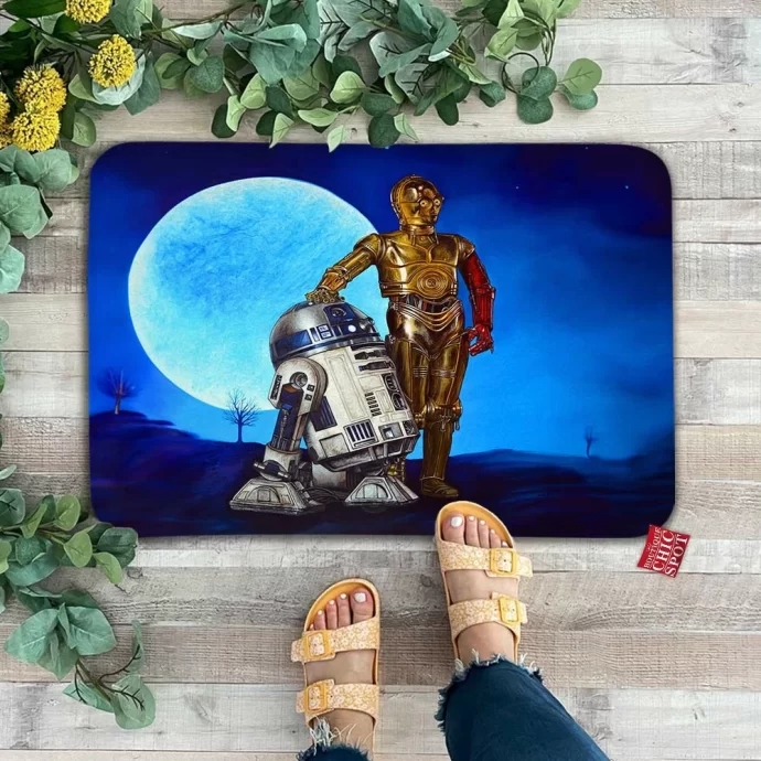 R2-D2 C-3PO Doormat