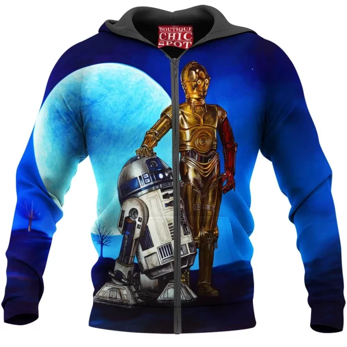 R2-D2 C-3PO Zip Hoodie