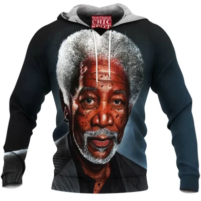 Morgan Freeman Fleece-Hoodie