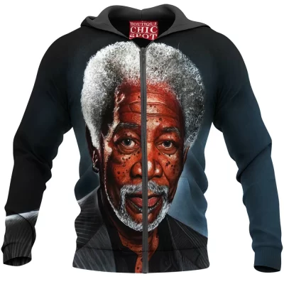 Morgan Freeman Zip-Hoodie