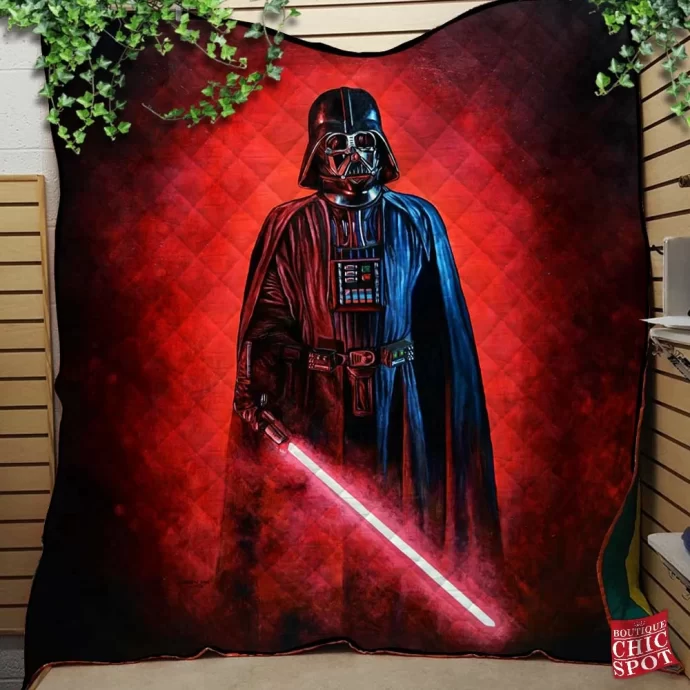 Darth Vader Quilt Blanket