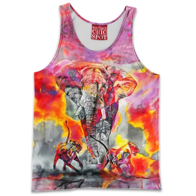 Elephant Lion Tank Top