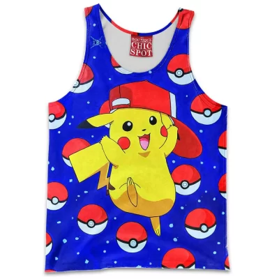 Anime Tank-Top, Pikachu Tank-Top, Pokemon Tank-Top