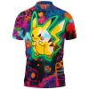 Anime Polo Shirt, Pikachu Polo Shirt, Pokemon Polo Shirt