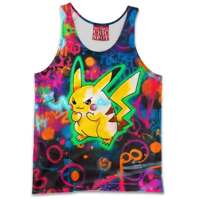 Anime Tank-Top, Pikachu Tank-Top, Pokemon Tank-Top