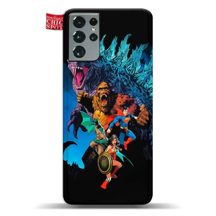 Justice League Godzilla Kong Phone Case Samsung