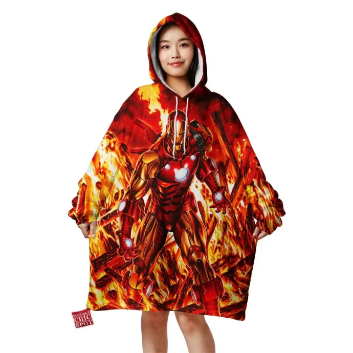 Iron Man Blanket Hoodie