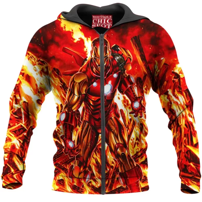 Iron Man Zip Hoodie