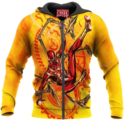 Comic Zip-Hoodie, Spider-man Zip-Hoodie