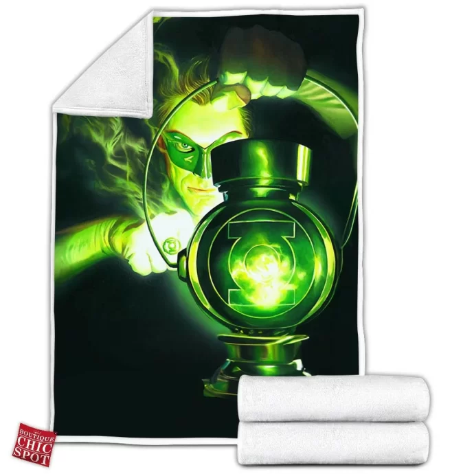 Green Lantern Fleece Blanket