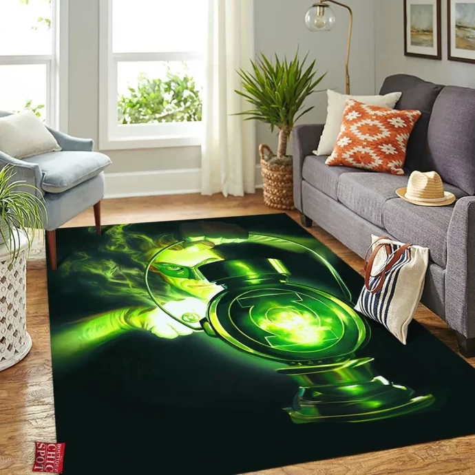 Green Lantern Rectangle Rug