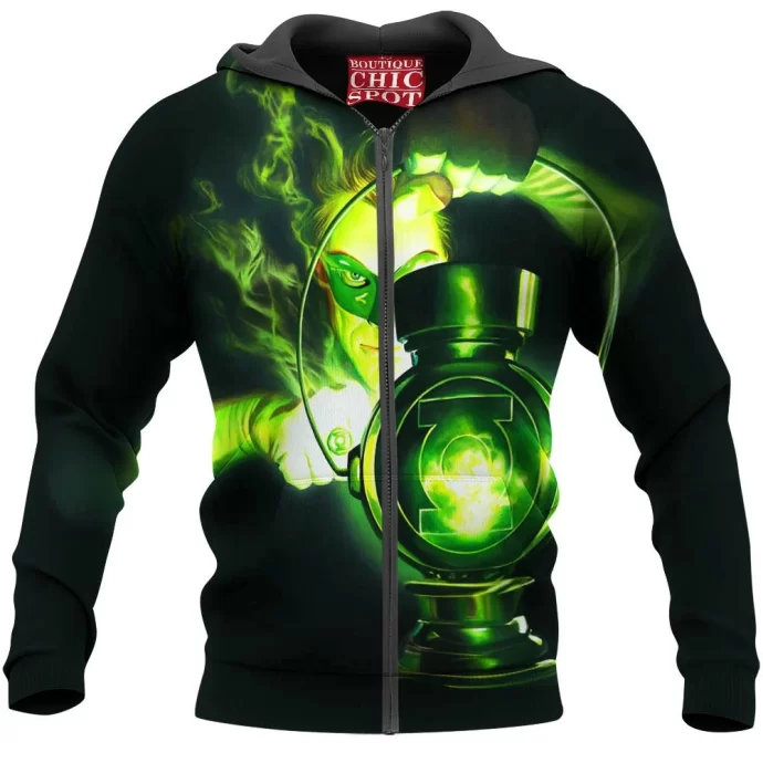 Green Lantern Zip Hoodie