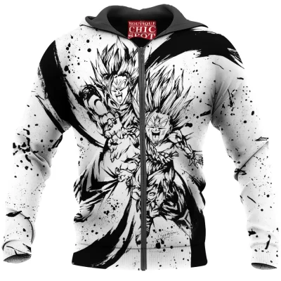 Anime Zip-Hoodie, Dragon Ball Zip-Hoodie, Gohan Zip-Hoodie