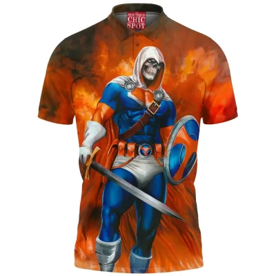 Comic Polo Shirt, Taskmaster Polo Shirt