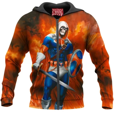 Comic Zip-Hoodie, Taskmaster Zip-Hoodie