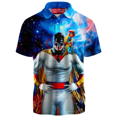 Comic Polo Shirt, Space Ghost Polo Shirt