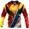 Comic Hoodie, Wolverine Hoodie, X-men Hoodie