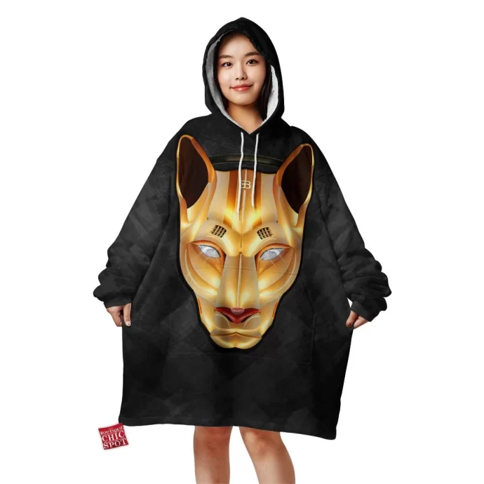 Wild Cat Blanket Hoodie