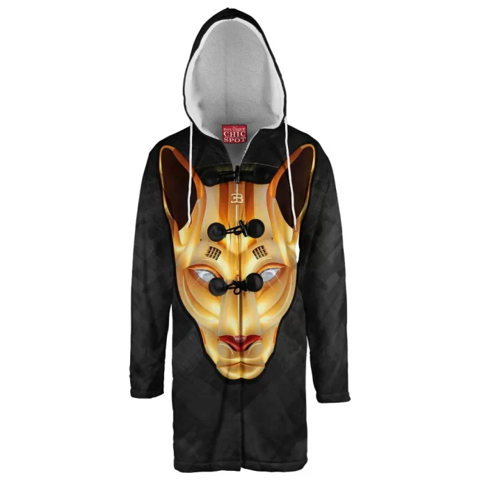 Wild Cat Hooded Cloak Coat