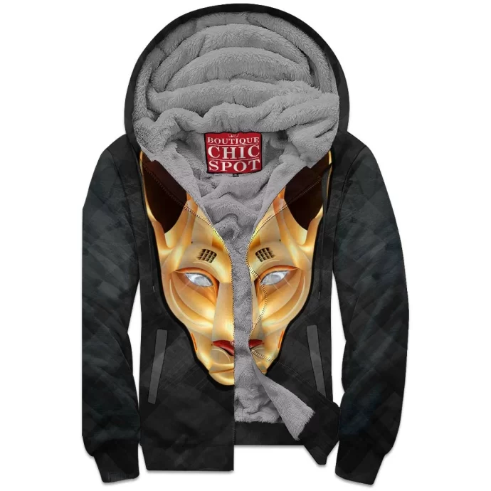 Wild Cat Zip Fleece Hoodie