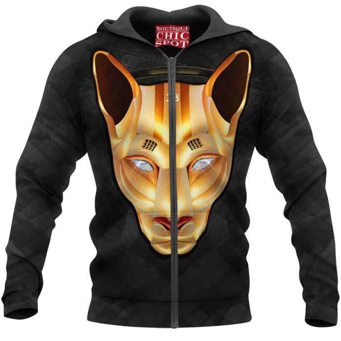 Wild Cat Zip Hoodie