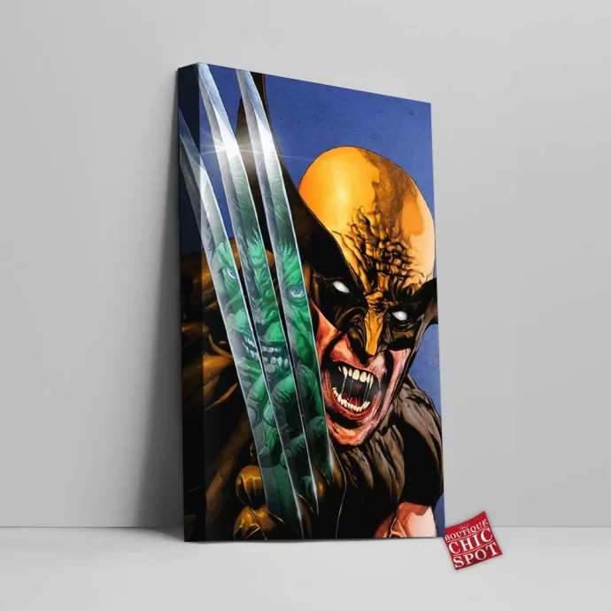 Hulk Wolverine Canvas Wall Art