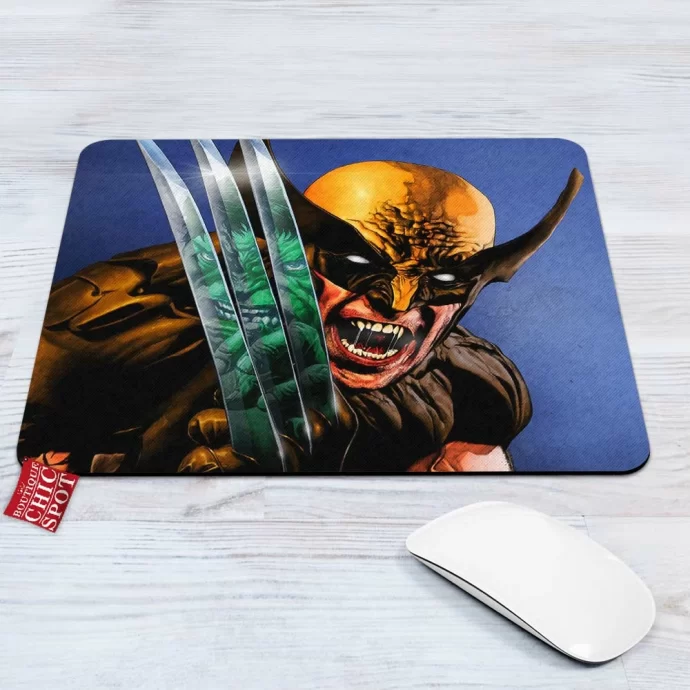 Hulk Wolverine Mouse Pad