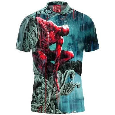 Comic Polo Shirt, Daredevil Polo Shirt