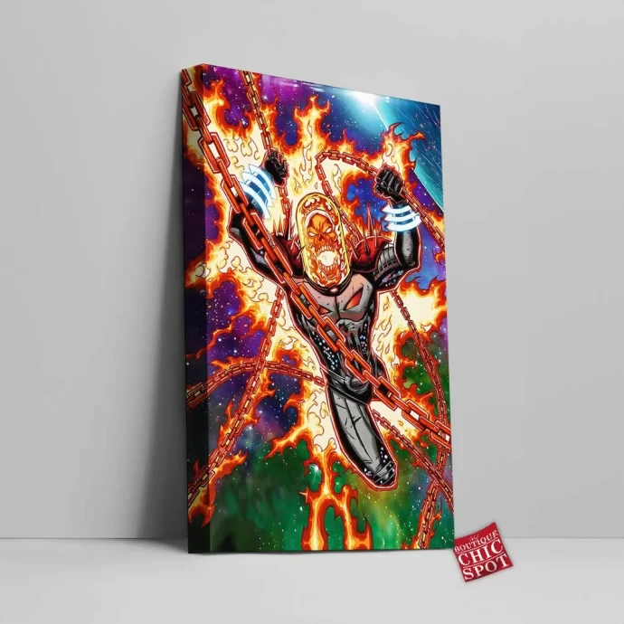 Cosmic Ghost Rider Canvas Wall Art