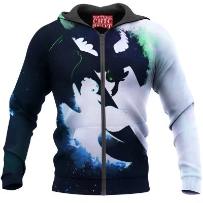 Yin and Yang Zip-Hoodie