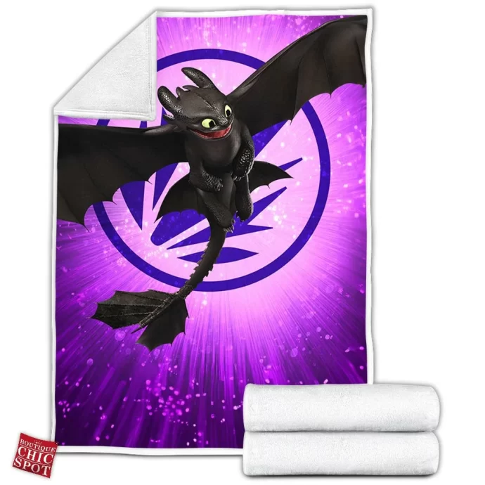 Night Fury Fleece Blanket