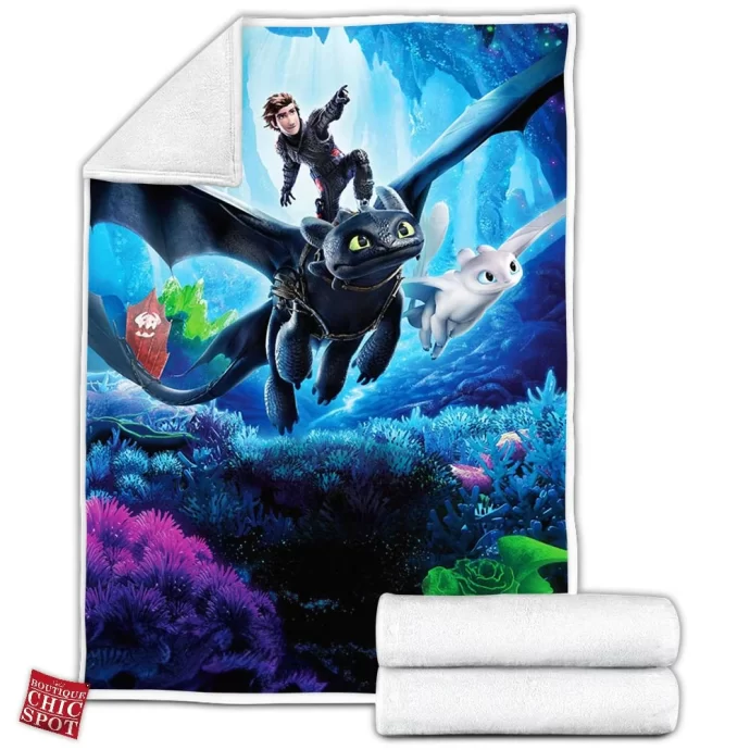 How To Train Your Dragon Fleece Blanket