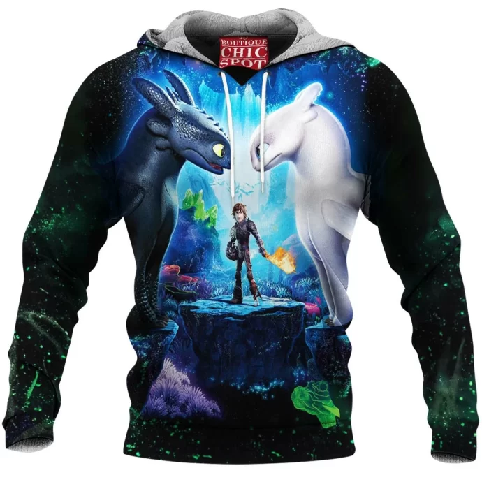 Night Light Fury Fleece Hoodie