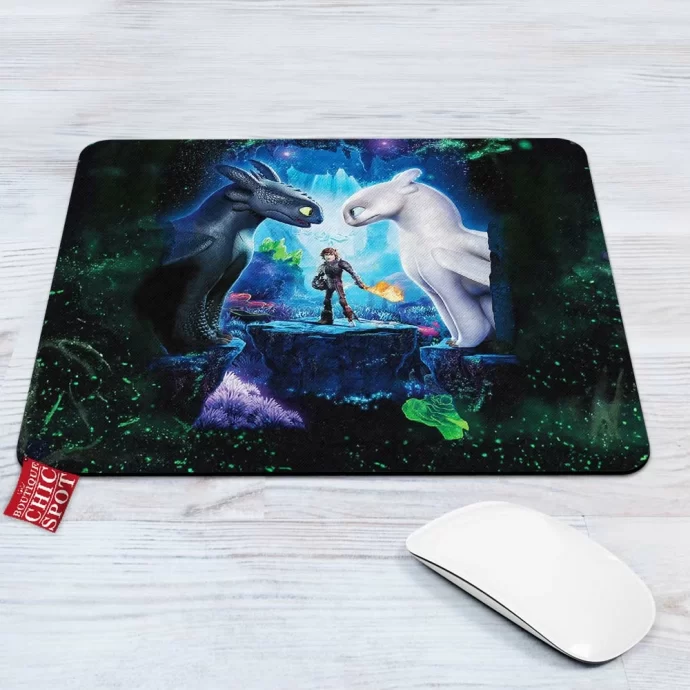 Night Light Fury Mouse Pad