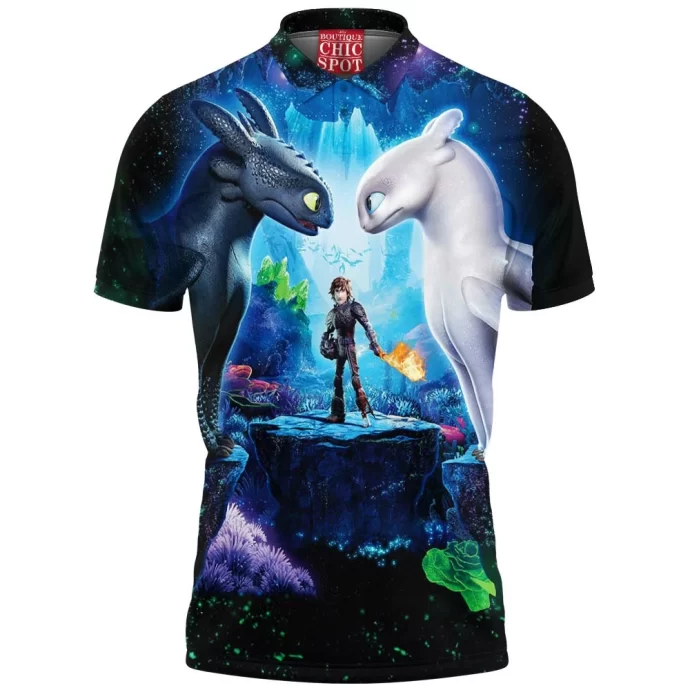 Night Light Fury Polo Shirt