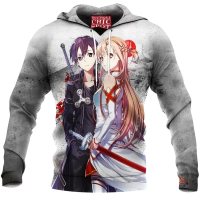 Anime Fleece-Hoodie, Sword Art Online Fleece-Hoodie