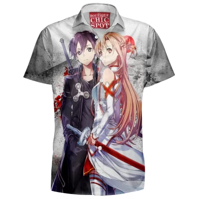 Anime Hawaiian-Shirt, Sword Art Online Hawaiian-Shirt