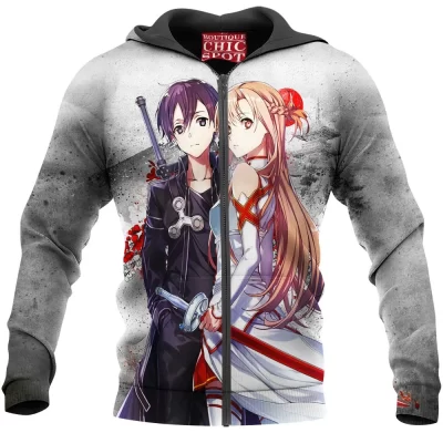 Anime Zip-Hoodie, Sword Art Online Zip-Hoodie