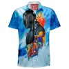 Black Panther Hawaiian-Shirt, Comic Hawaiian-Shirt