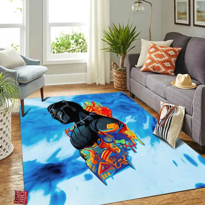 Black Panther Rectangle Rug