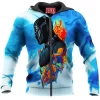 Black Panther Zip-Hoodie, Comic Zip-Hoodie