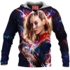 Comic Fleece-Hoodie, Captain Marvel Fleece-Hoodie