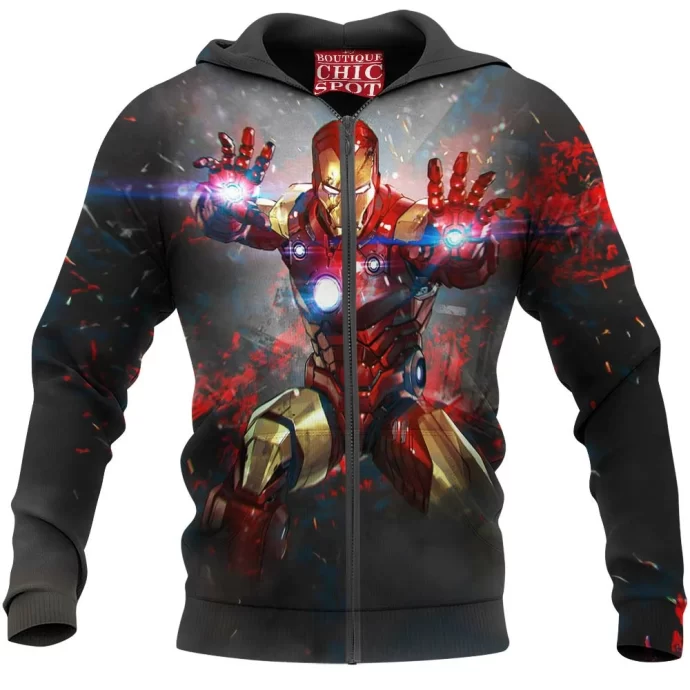 Iron Man Zip Hoodie