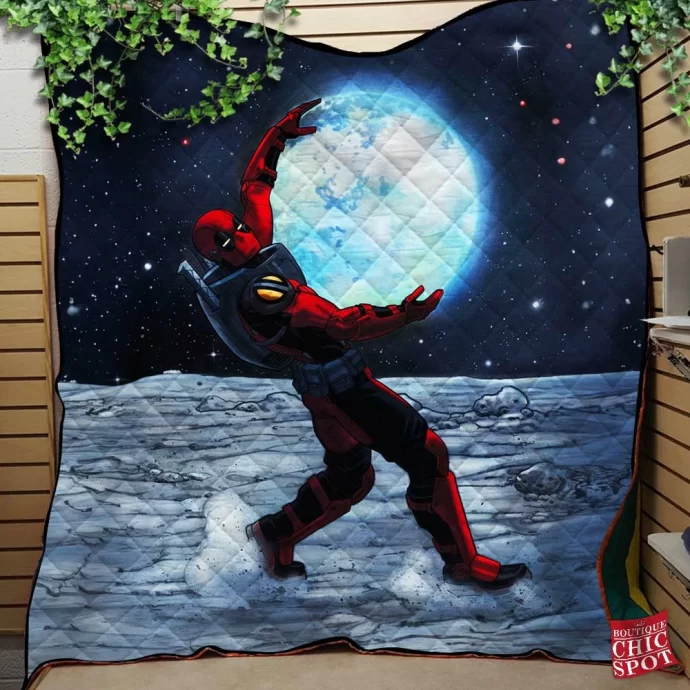 Deadpool Quilt Blanket