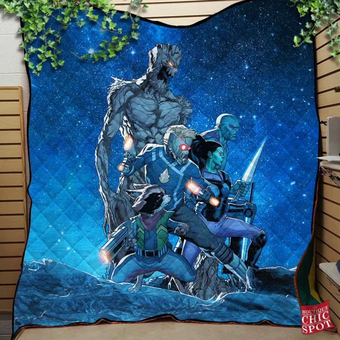 Guardians of the Galaxy Quilt Blanket