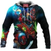Comic Fleece-Hoodie, Deadpool Fleece-Hoodie